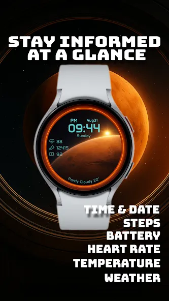 Into Space- Watch face screenshot 5