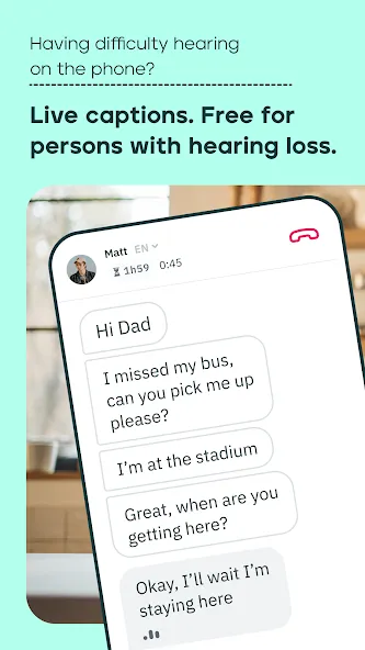 Rogervoice Phone Call Captions screenshot 1