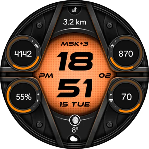 Digital Omekewi Watch face screenshot 20