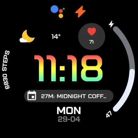Night ver 06 - watch face screenshot 24