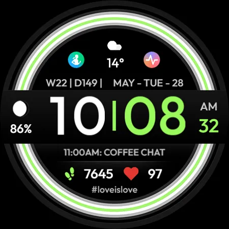 TVV Pride Digital Watch Face screenshot 13