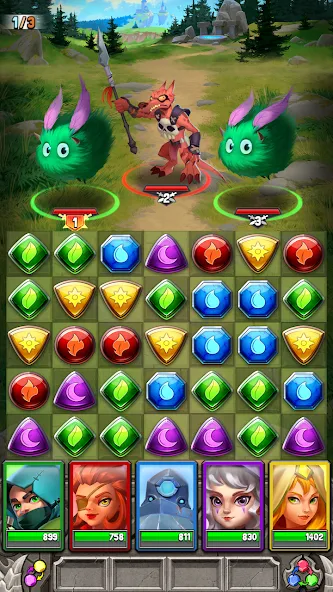 Legends & Dragons: Puzzle RPG screenshot 6