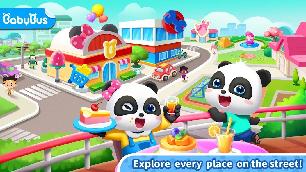 Baby Panda's Town: Street screenshot 1