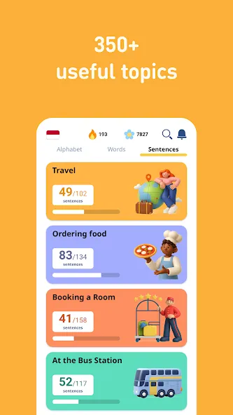 Learn Indonesian - 11000 Words screenshot 5