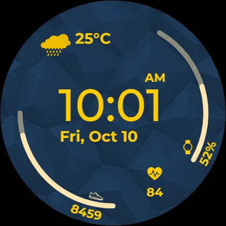Crystal Facet Watch Face screenshot 7