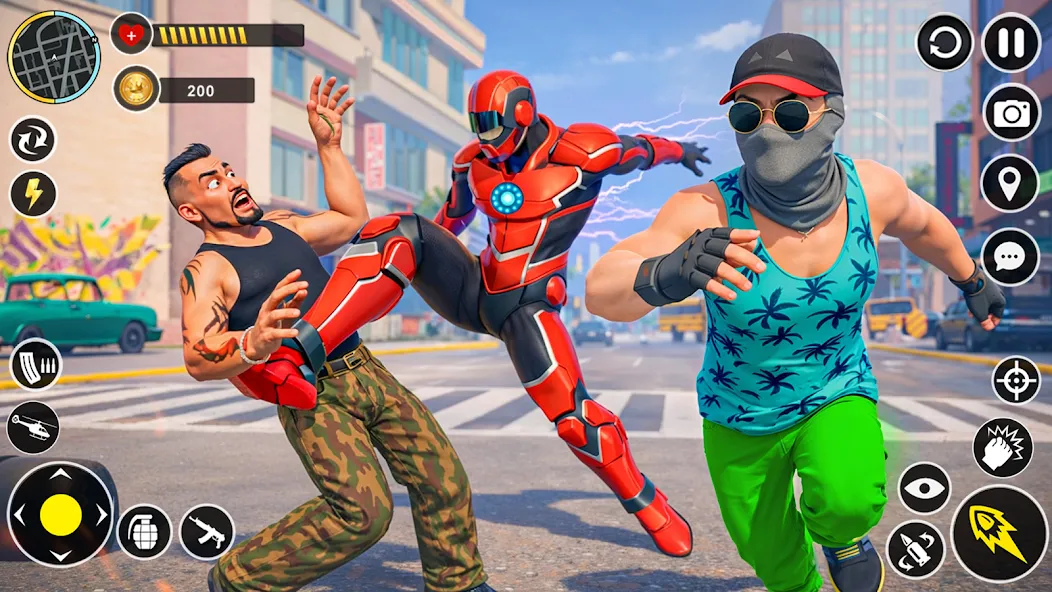 Rope Hero: Crime City Action screenshot 4