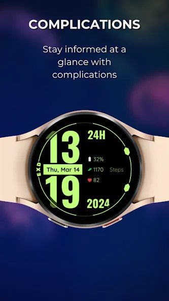 EXD026: Digital Watch Face screenshot 4