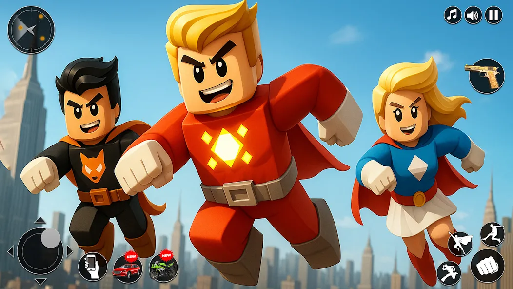 Superhero Rope Hero Spider 3d screenshot 1