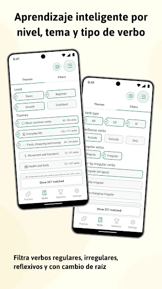 Español verbos y conjugaciones screenshot 3