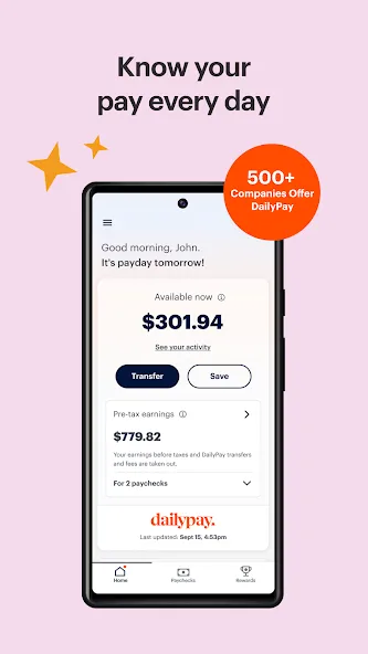 DailyPay On-Demand Pay screenshot 1