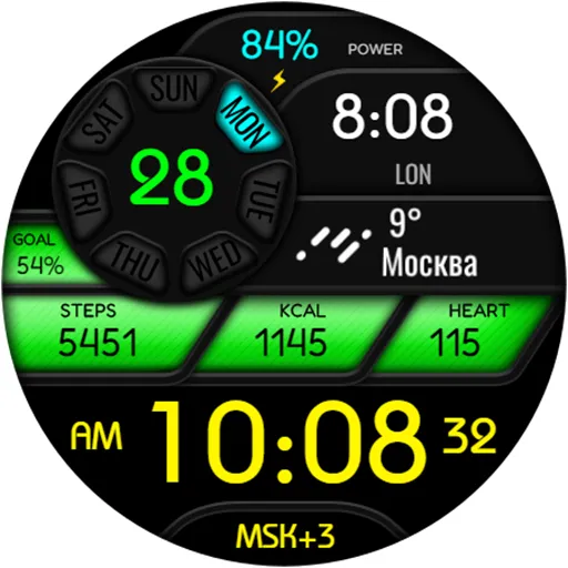 DIGI CUNATAMO WS63 Watch face screenshot 17