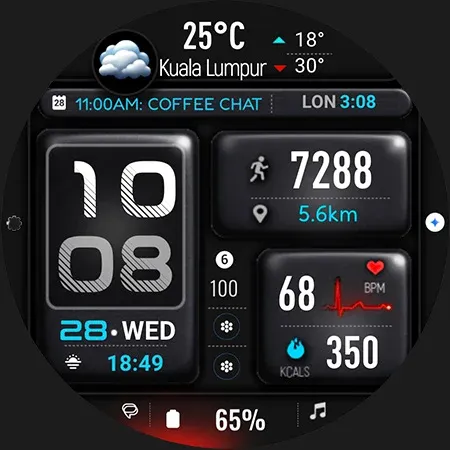 ML2U 382 Tactix Watch Face screenshot 30