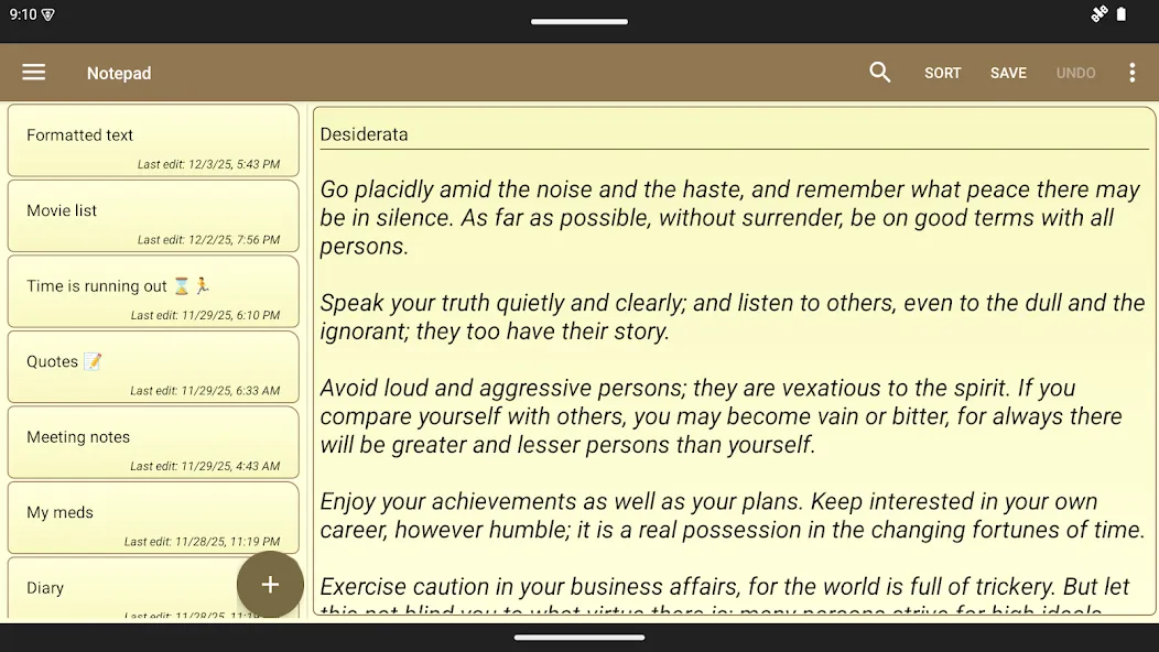 Notepad - simple notes screenshot 9