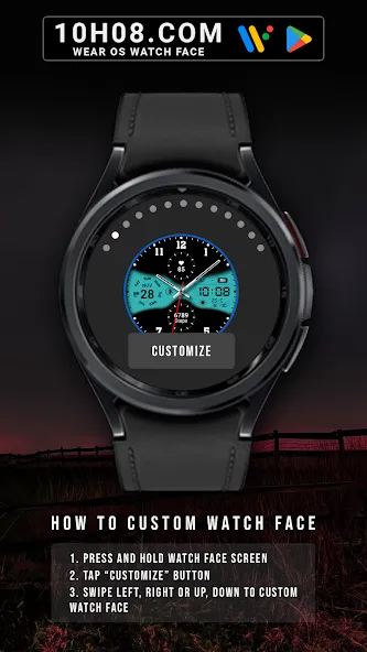 Watch face 10h08.com #94 screenshot 7