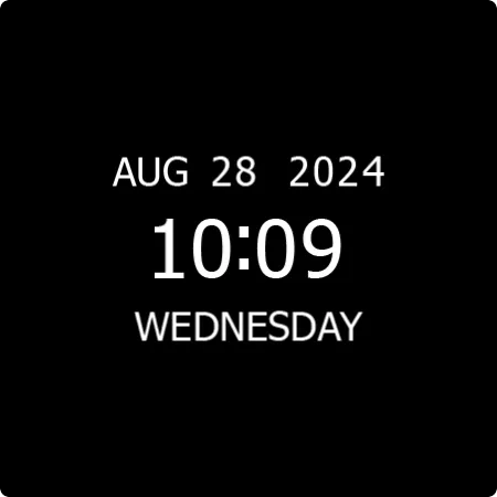 Key WF28 Digital Watch Face screenshot 27