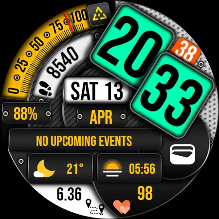 Digital Watch Face MB360 screenshot 20