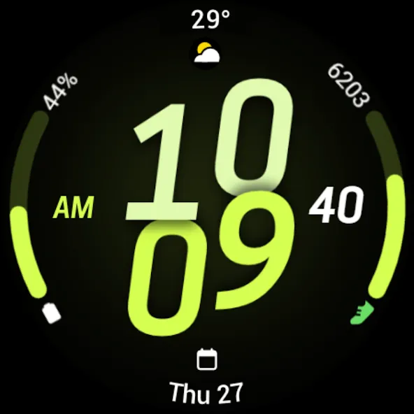 MDS452 Digital Watch Face screenshot 8