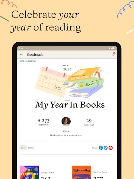 Goodreads: Book Tracker & More screenshot 15