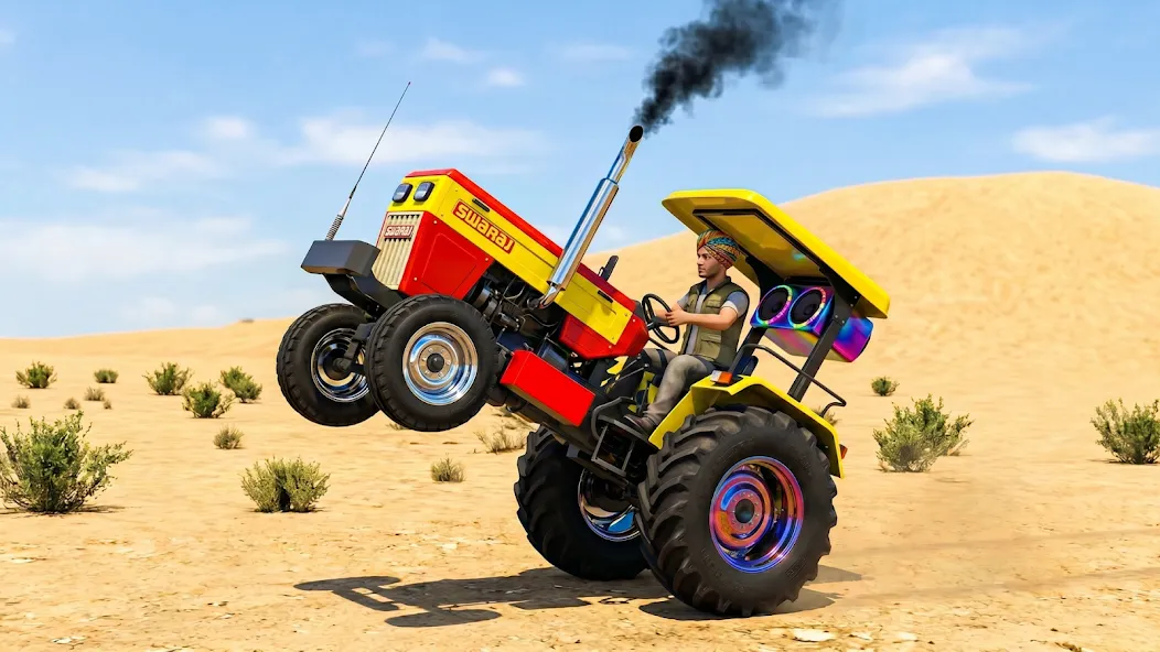 Indian Desi Farming Tractor 3D screenshot 1