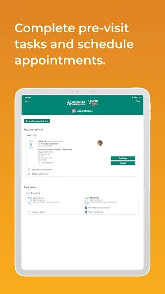 Nemours Children’s MyChart screenshot 8
