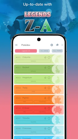 dataDex - Pokédex para Pokémon screenshot 1