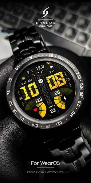 SH062 Watch Face, WearOS watch screenshot 4