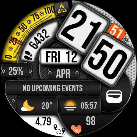Digital Watch Face MB360 screenshot 21