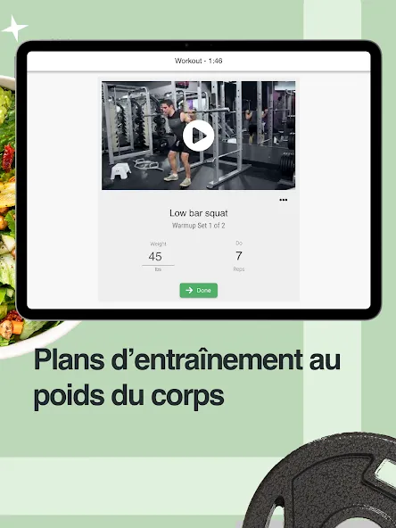 SF: Plans repas & musculation screenshot 11