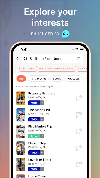 Likewise: Entertainment Picks screenshot 2