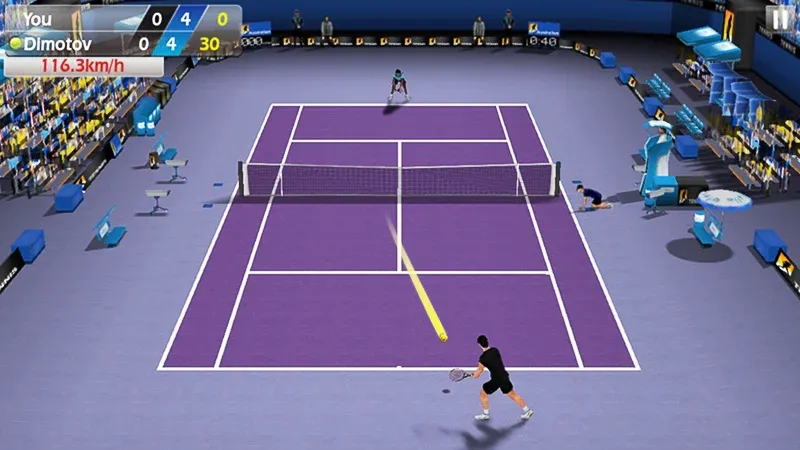 Estalido Tênis 3D - Tennis screenshot 4