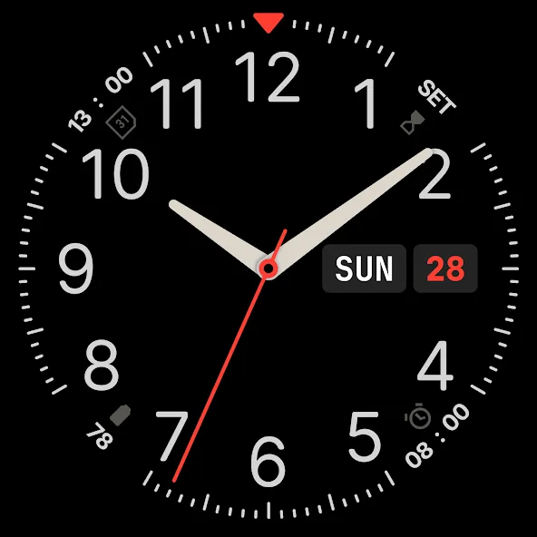 Lagom Modern Analog Watch Face screenshot 34
