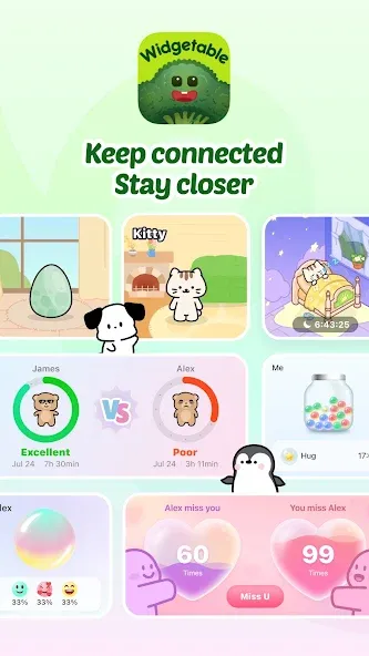 Widgetable: Besties & Couples screenshot 1