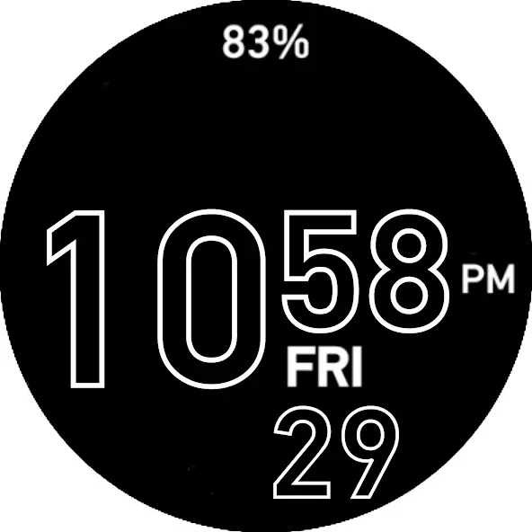 Big Hour Watch Face screenshot 26