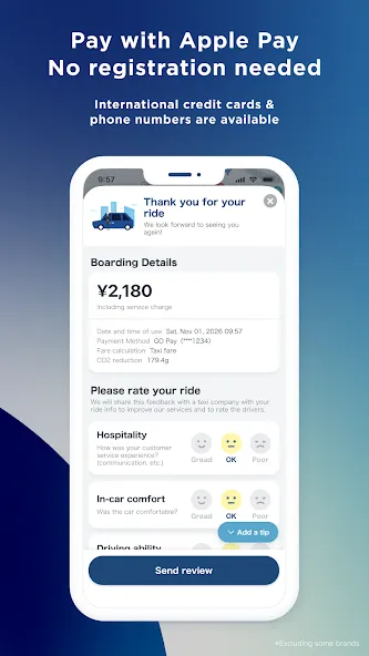 GO / Taxi app for Japan screenshot 5