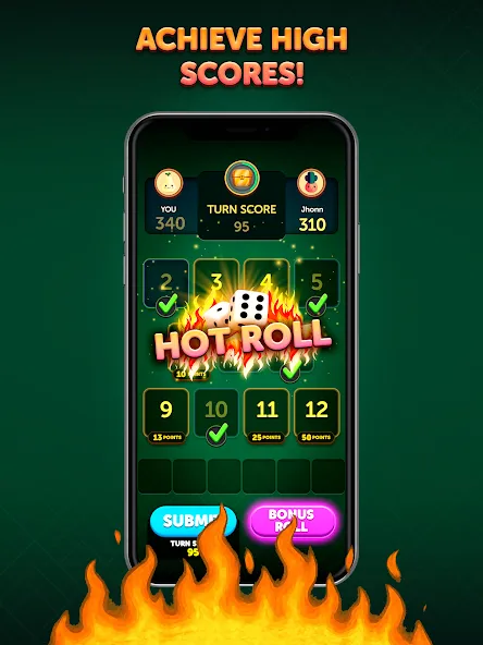 Hot Rolls Würfelstrategiespiel screenshot 7