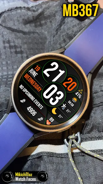 Digital Watch Face MB367 screenshot 6
