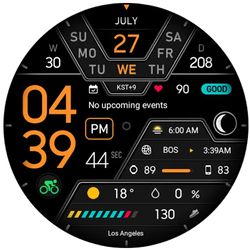 9INE 001e: Hybrid watch face screenshot 12