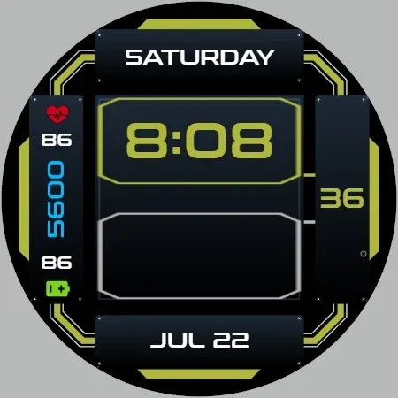 WR 006 Duo Digital Watch Face screenshot 25