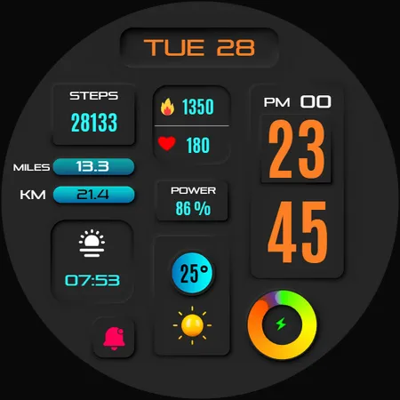 Vega Digital Watch Face screenshot 40