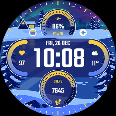 TVV Winter 2 Watch Face screenshot 9
