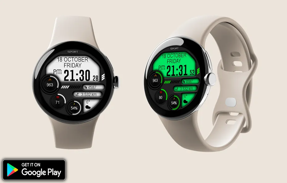 Digital Iwasa Watch Face screenshot 1