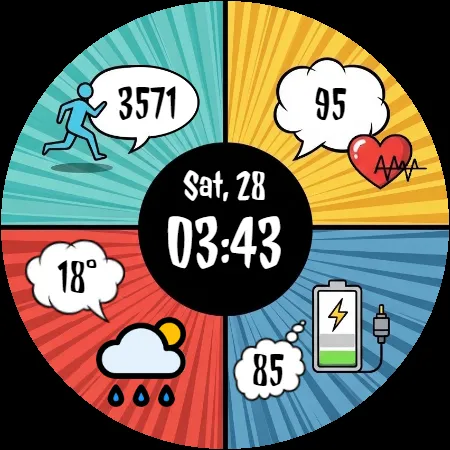 Digital Watchface Comic 2 screenshot 22