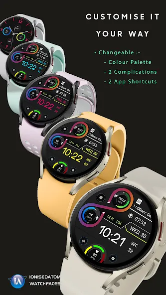 IA86 Digital Watchface screenshot 2