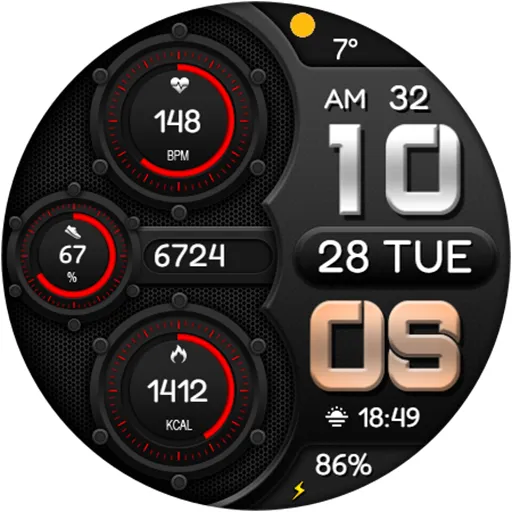 DIGI YAGEGUM Watch face screenshot 13
