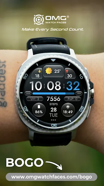 OMG 452 - Digital Watch Face screenshot 5