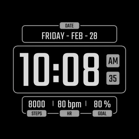 DADAM50: AMOLED Watch Face screenshot 18