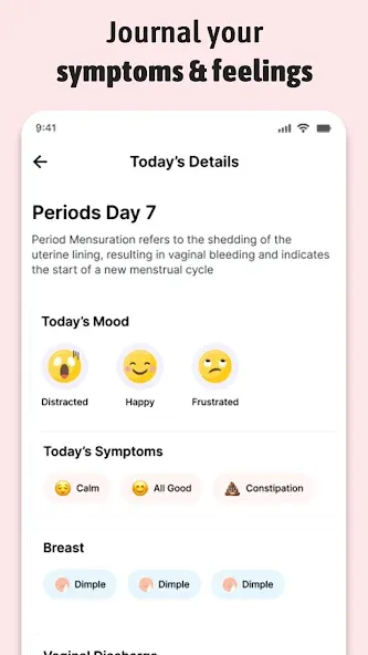 Eisprungkalender und Zyklus screenshot 3