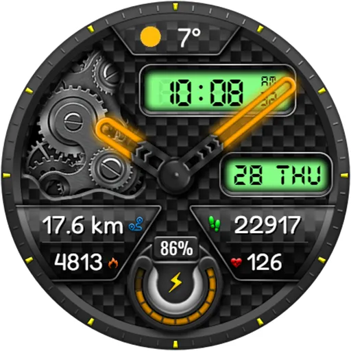 NERDAN URX136 Watch face screenshot 21