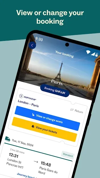 Eurostar: Train travel & Hotel screenshot 5