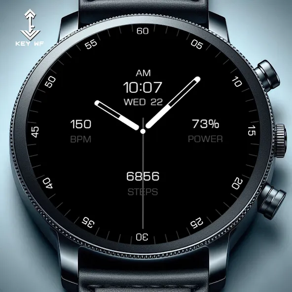 Key107 Analog Watch Face screenshot 1
